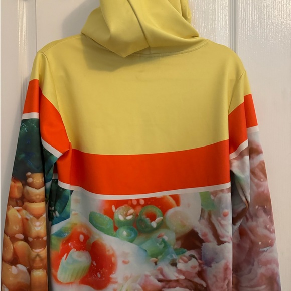 Ramen Chicken Noodle Hoodie By Pizoff Size Small Adult/Child Large - Picture 5 of 9